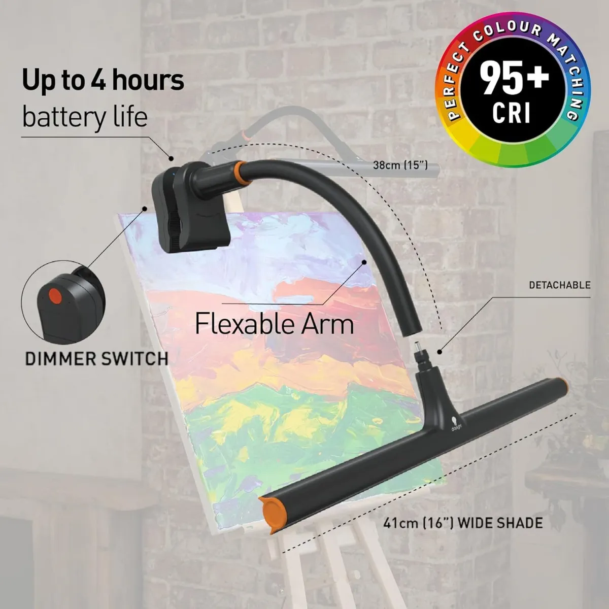Easel Lamp Go™ – Rechargeable Portable LED Art - Image 3