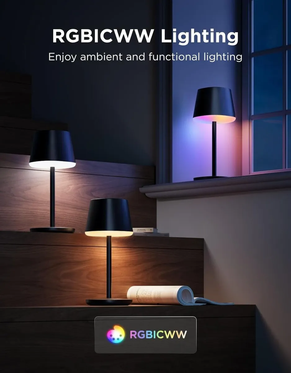 Table Lamp Classic RGBICWW Smart Cordless Work - Image 2