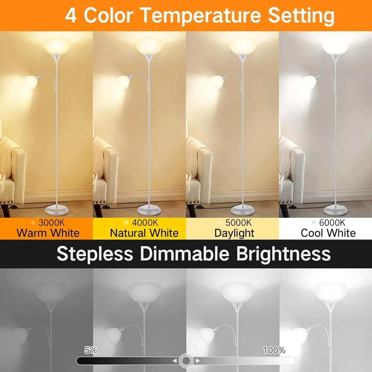 Floor Lamps for Living Room Mother and Child Lamp - Image 2