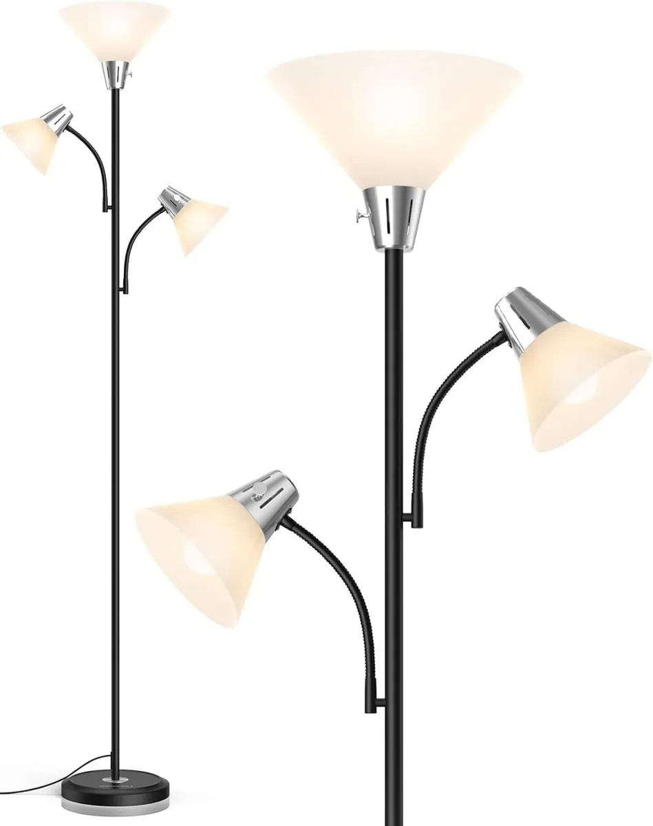 Floor Lamp 9W LED Standing with 5W Adjustable - Image 1