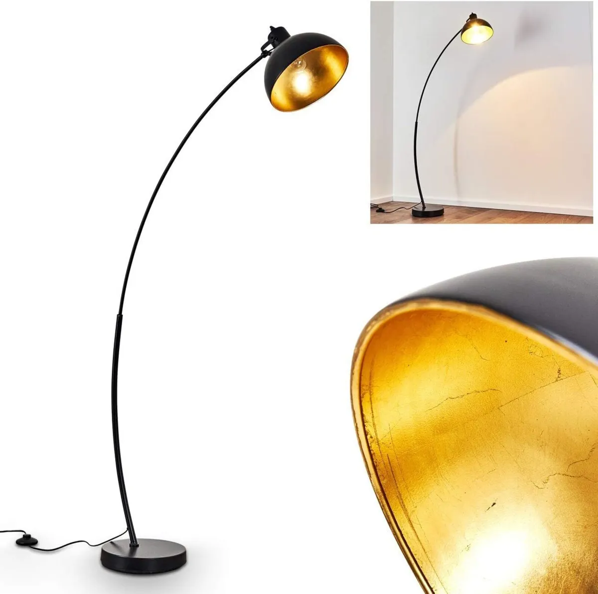 Parola Floor lamp Vintage with lampshade in - Image 1