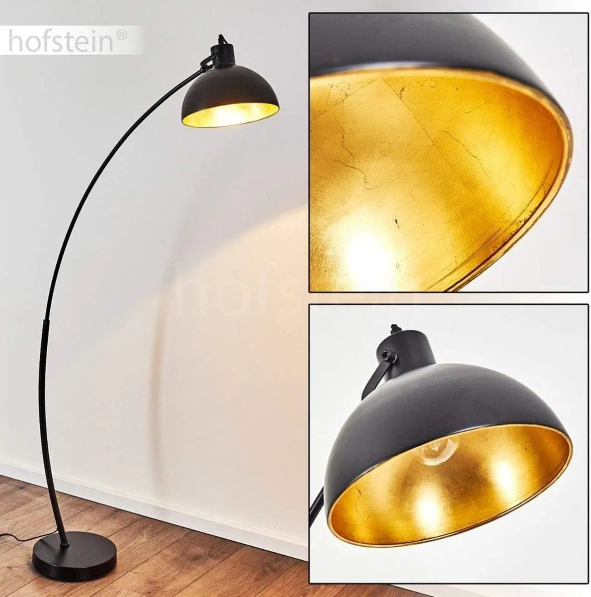 Parola Floor lamp Vintage with lampshade in - Image 2