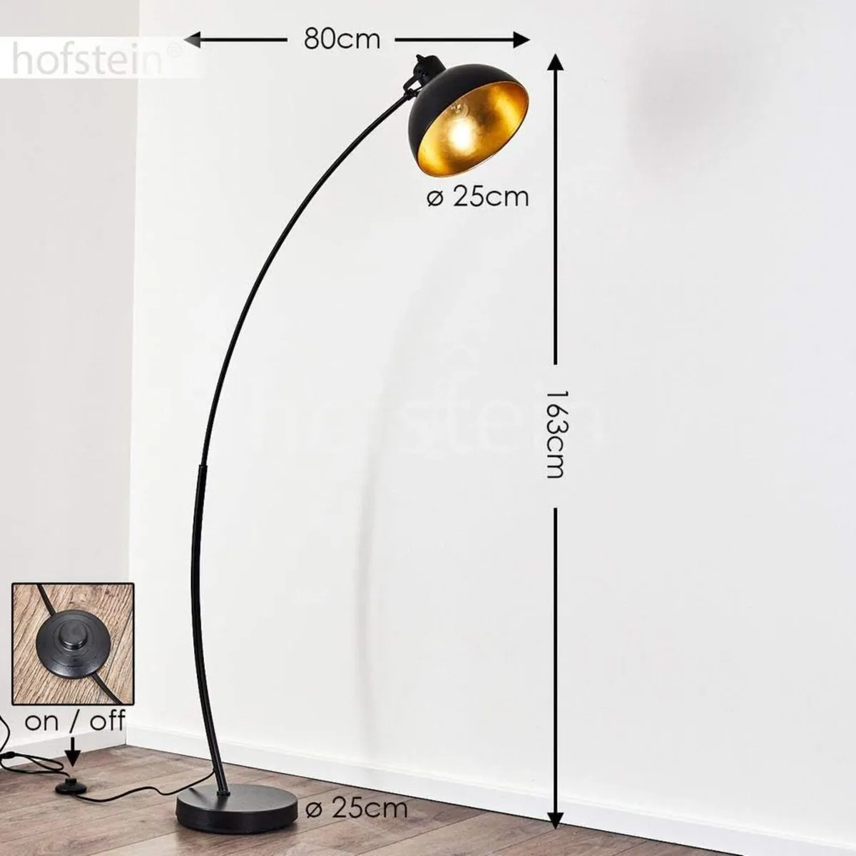 Parola Floor lamp Vintage with lampshade in - Image 3
