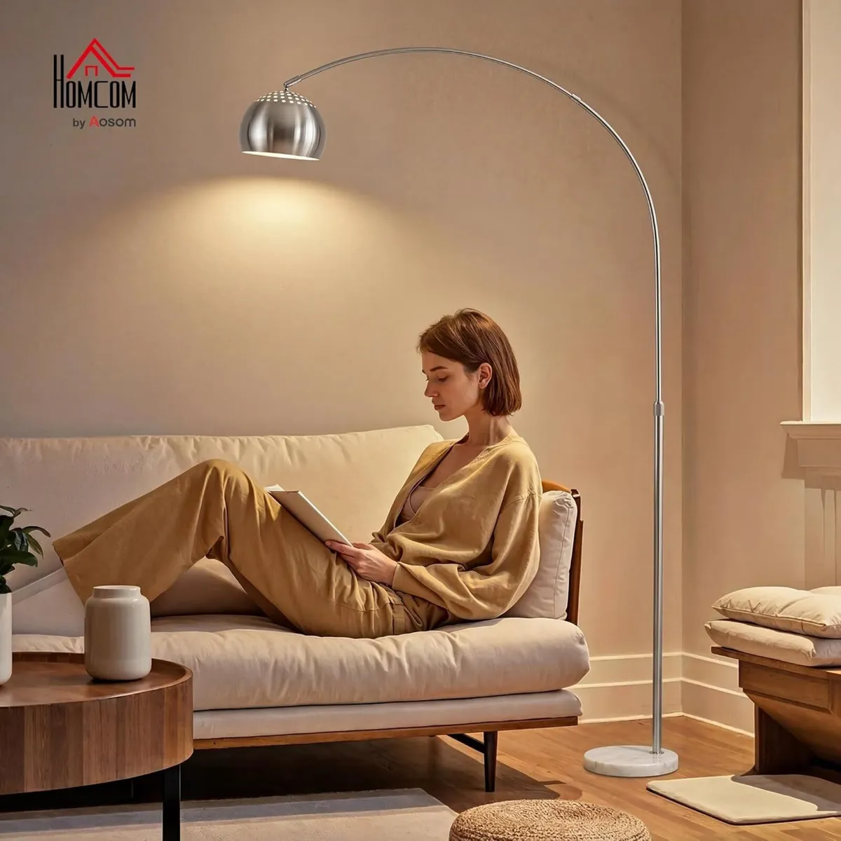 167cm Arc Floor Lamp for Living Room Modern - Image 2