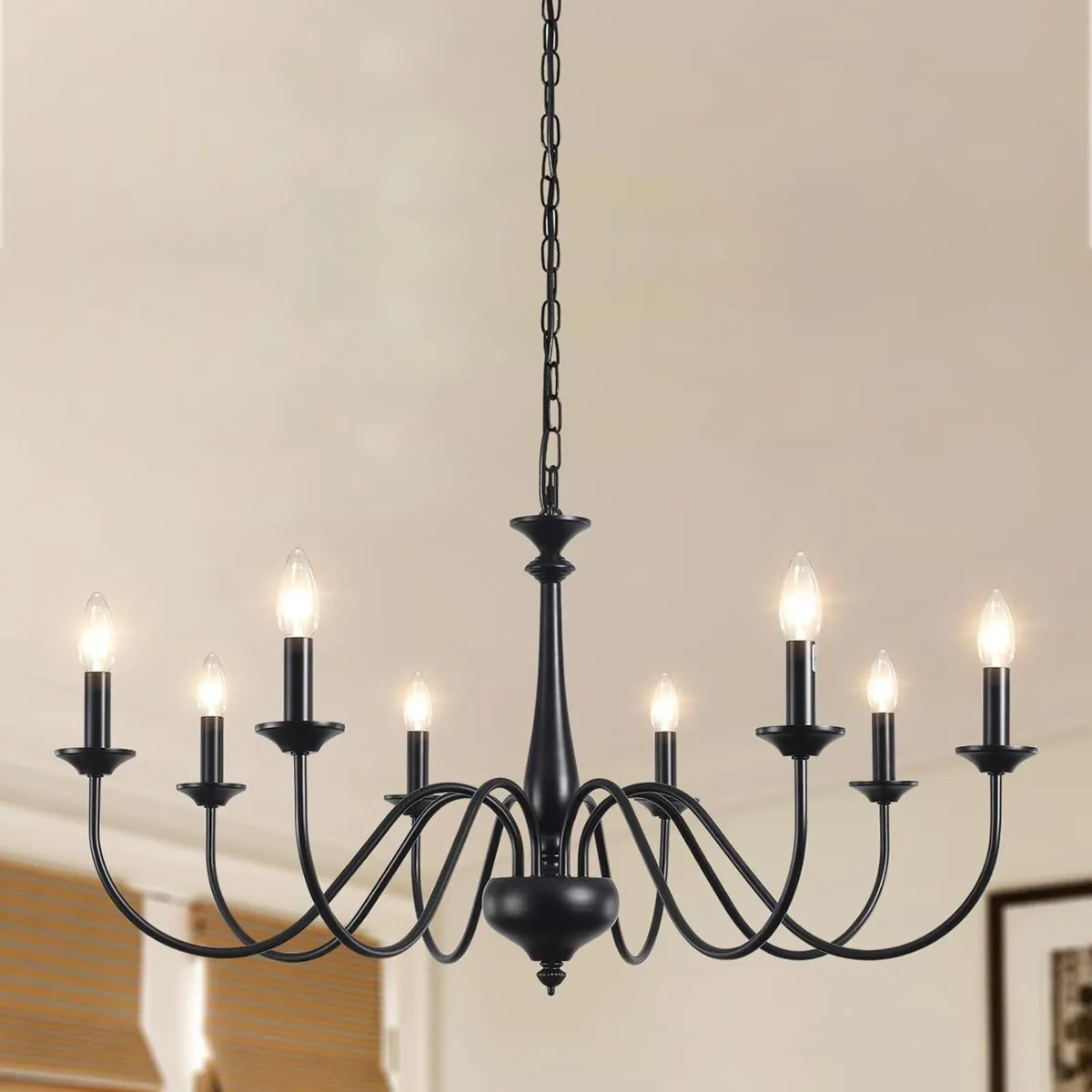 Black Chandeliers Ceiling Lights Living Room 8 - Image 1