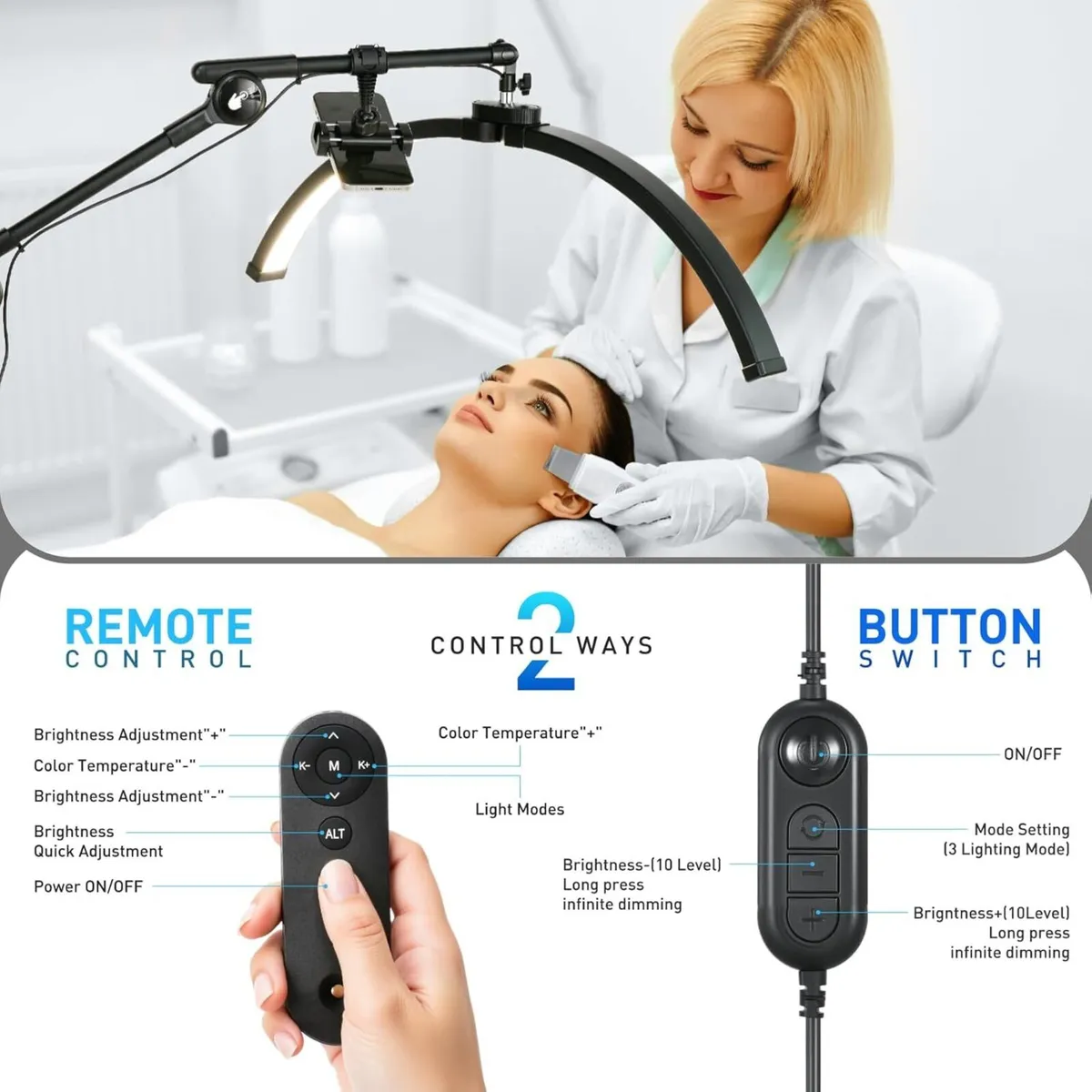 Moon Floor Lash Light 308LEDs Foldable Eyelash - Image 2