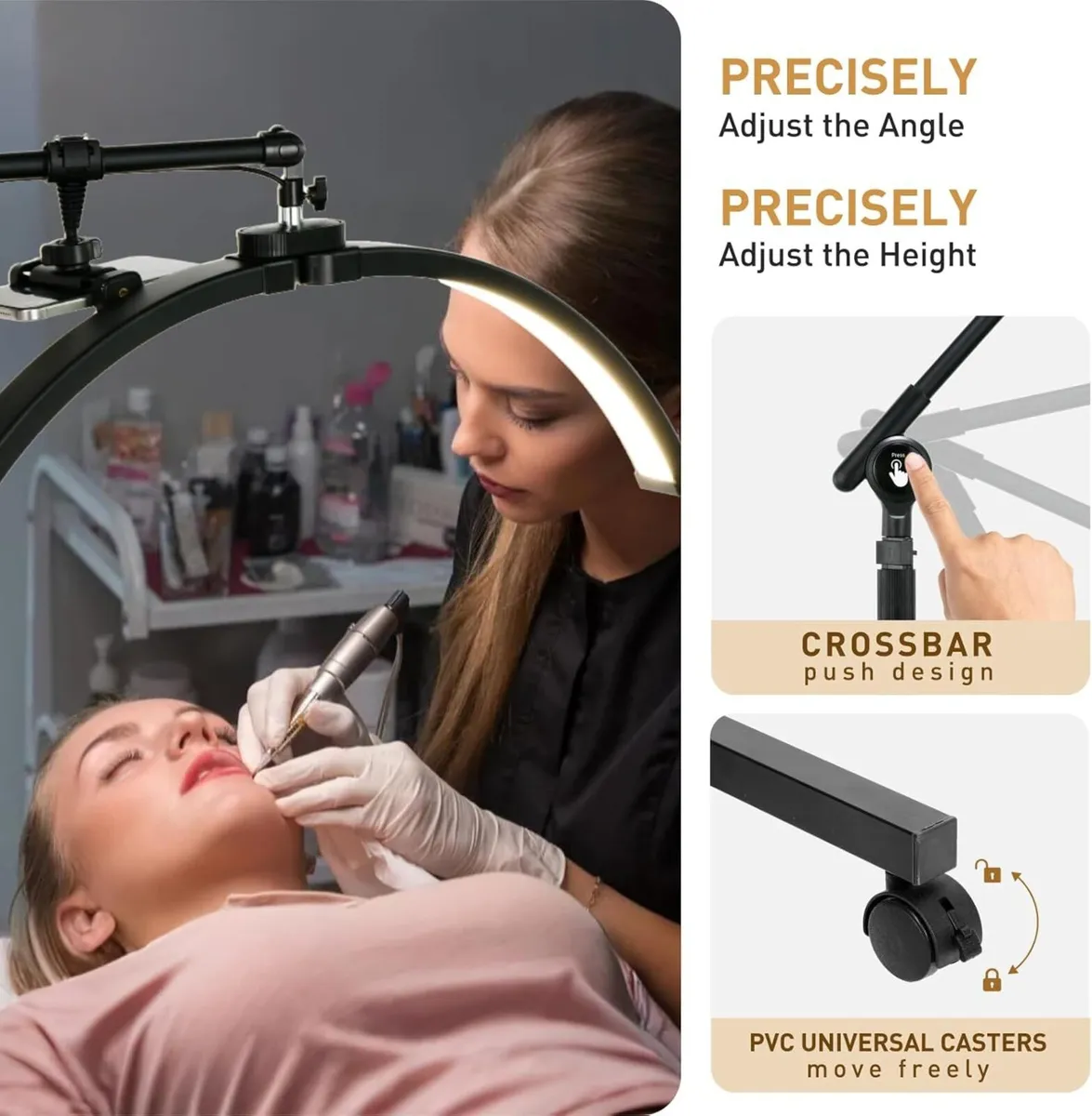 Moon Floor Lash Light 308LEDs Foldable Eyelash - Image 3