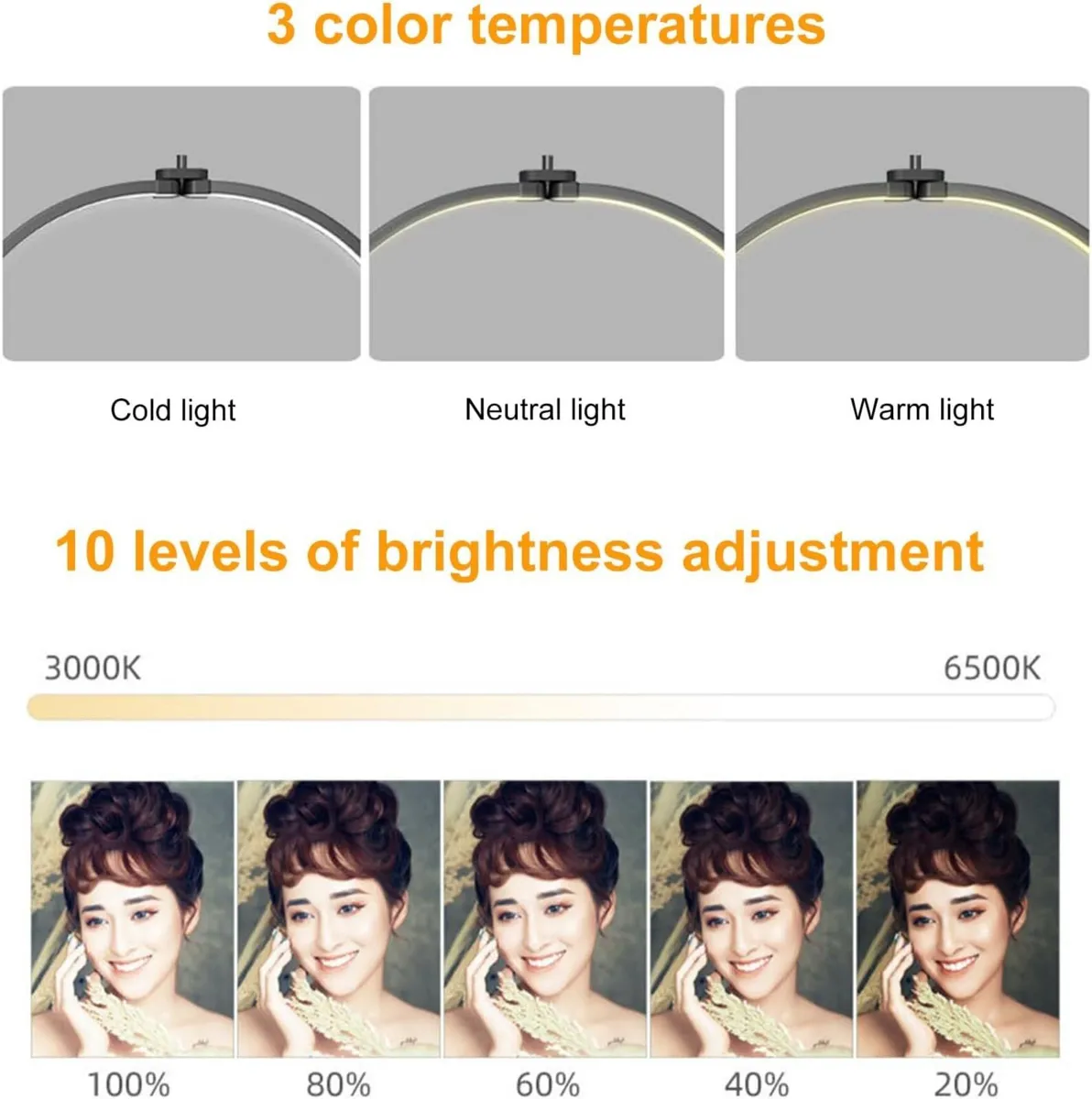 Moon Floor Lash Light 308LEDs Foldable Eyelash - Image 4