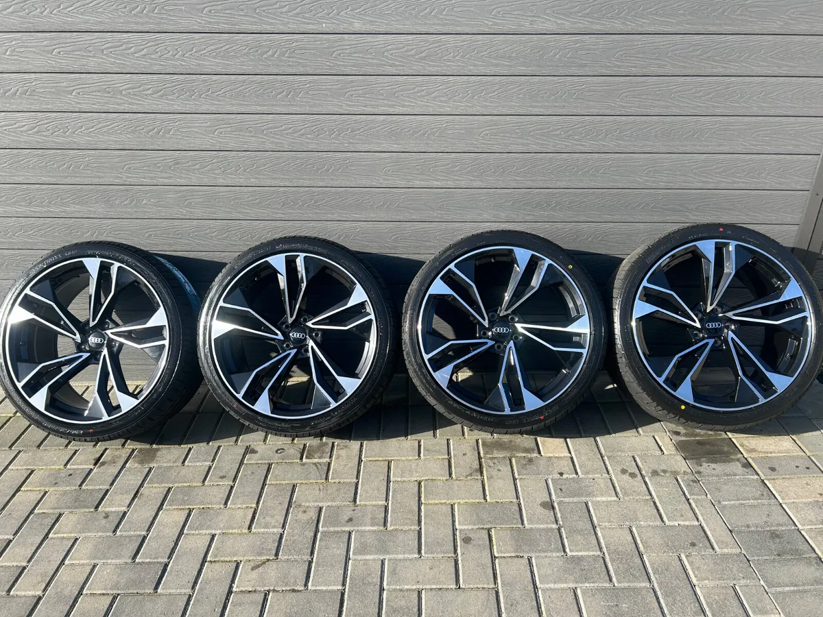 NEW 20” AUDI RS5 ALLOY WHEELS & TYRES - Image 2