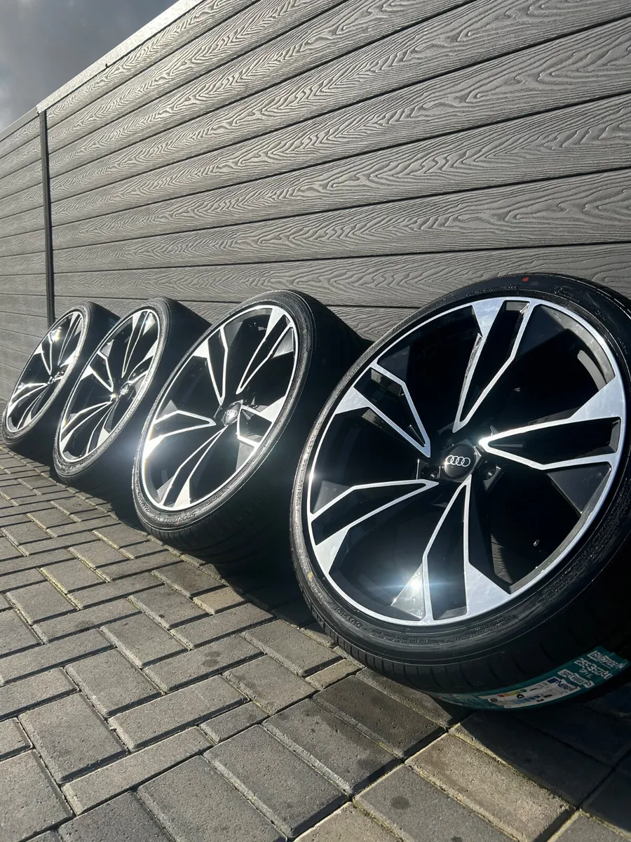 NEW 20” AUDI RS5 ALLOY WHEELS & TYRES - Image 1
