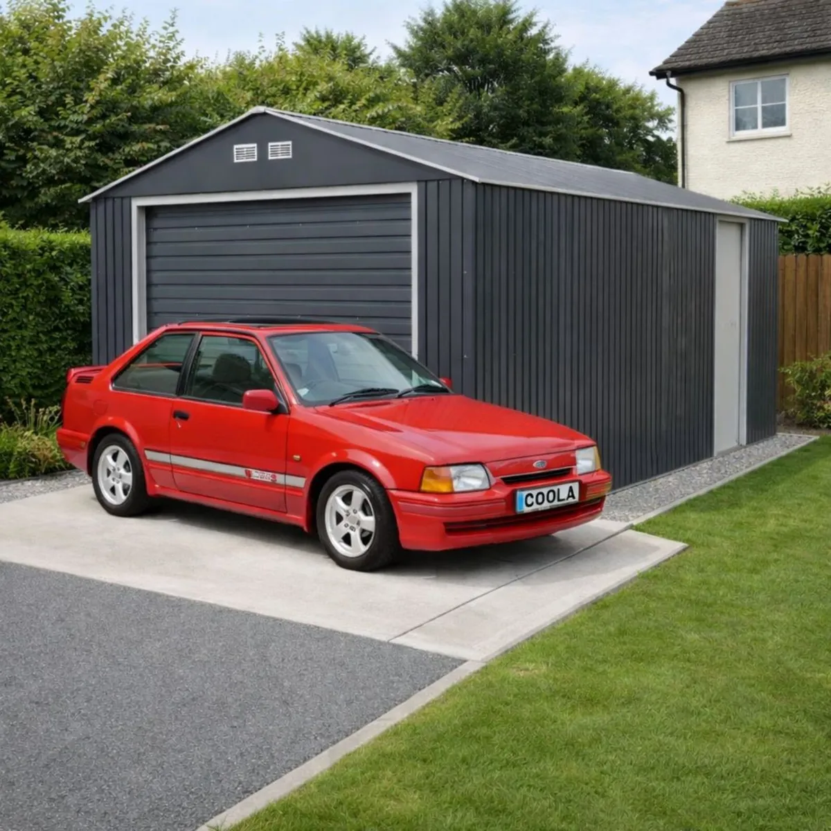 12×20 Olympian Steel Car Garage. - Image 1