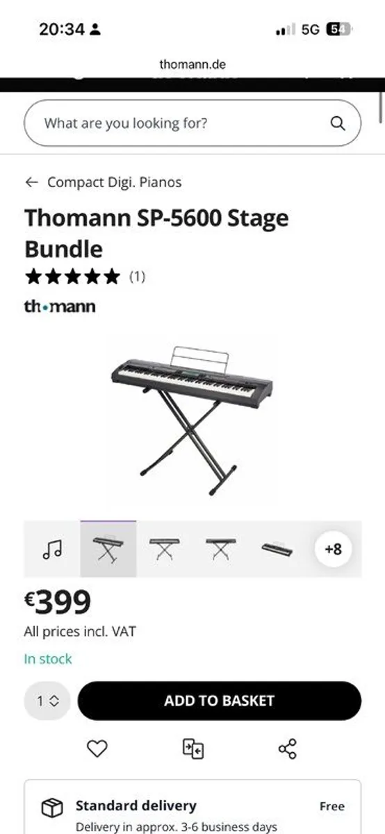 SP5600 Keyboard/Stage Piano - Image 1