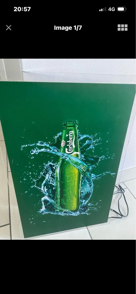 Carlsberg Illuminated Indoor Sign - Image 1