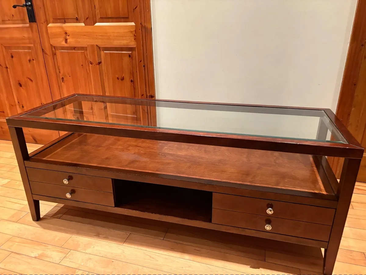 TV and Side Table - Image 1