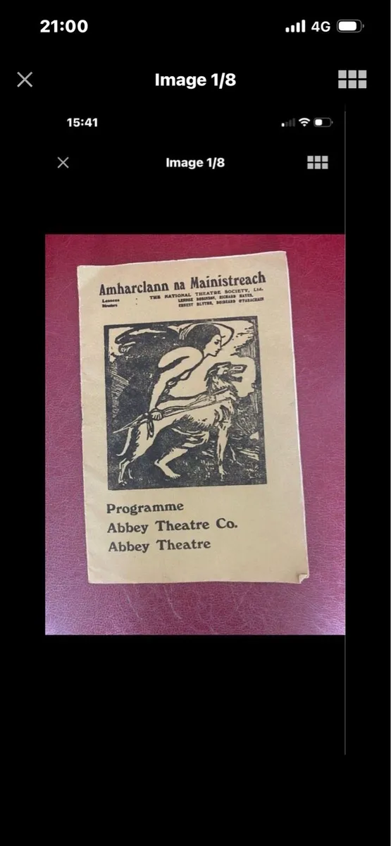 1956 Abbey Theatre Programme - Image 1