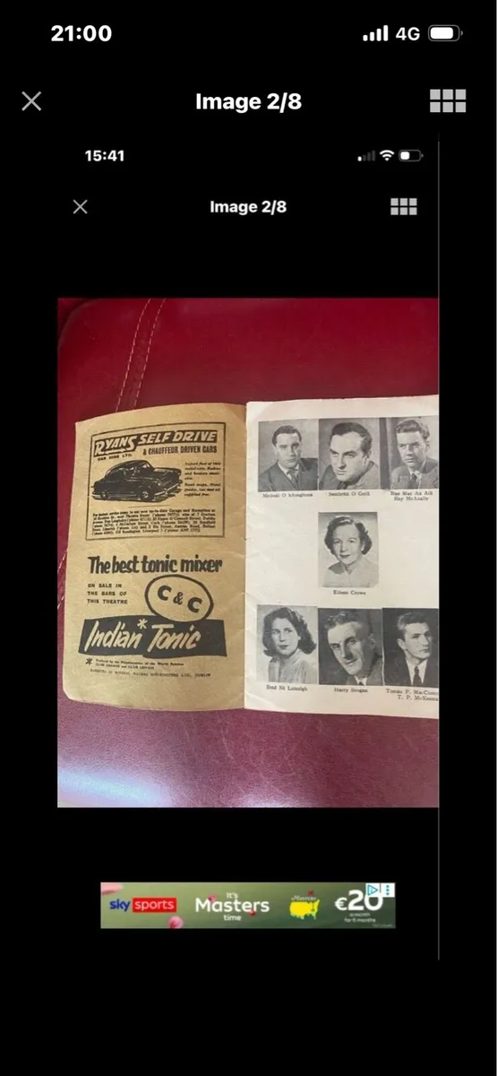 1956 Abbey Theatre Programme - Image 2