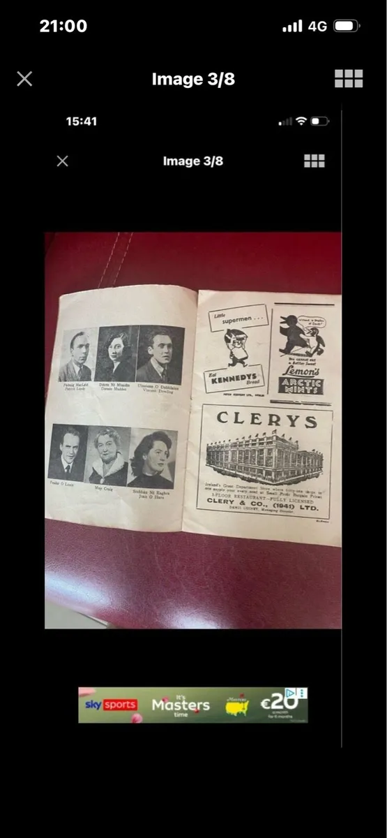 1956 Abbey Theatre Programme - Image 3