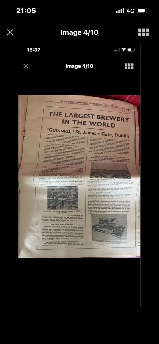 Irish Press 1933 Eucharist Congress Programmme - Image 4