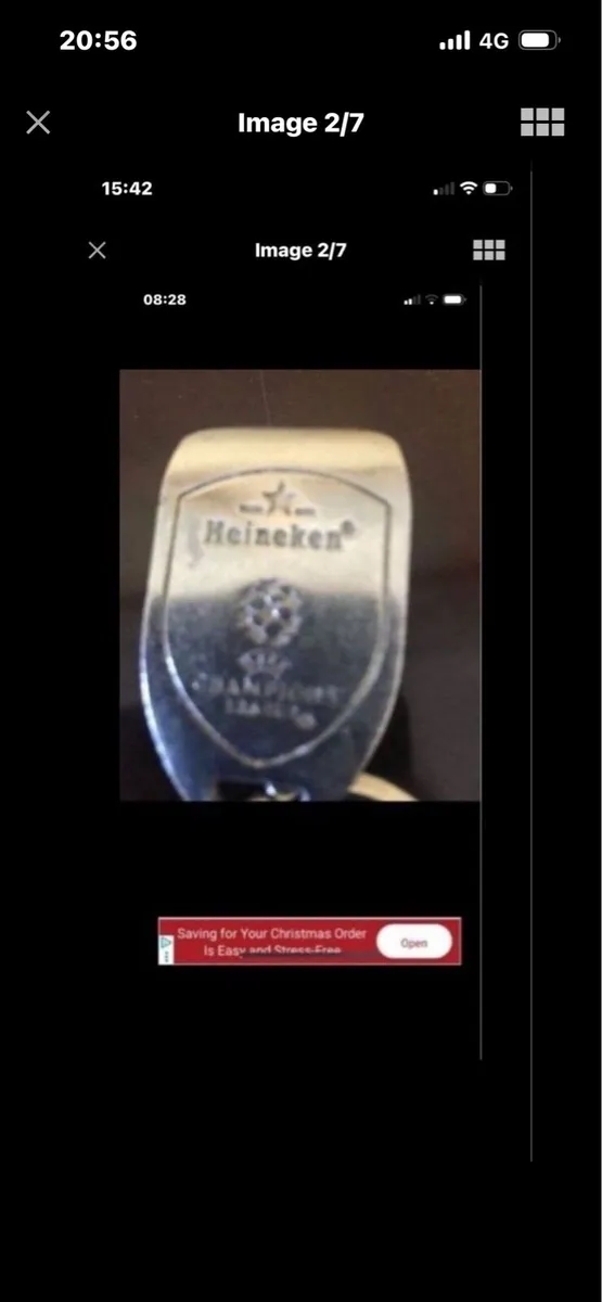 Heineken Champions league Key Ring/ Bottle opener - Image 1
