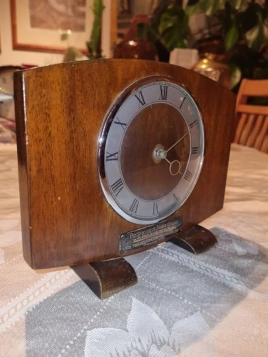 Wooden Desk/Mantel Clock - Image 2