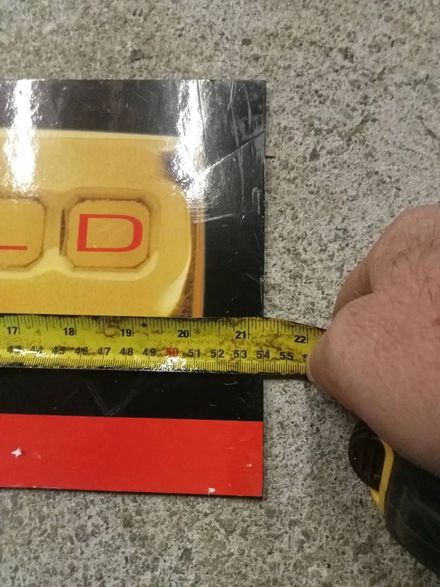 Old Benson and hedges cardboard sign - Image 4