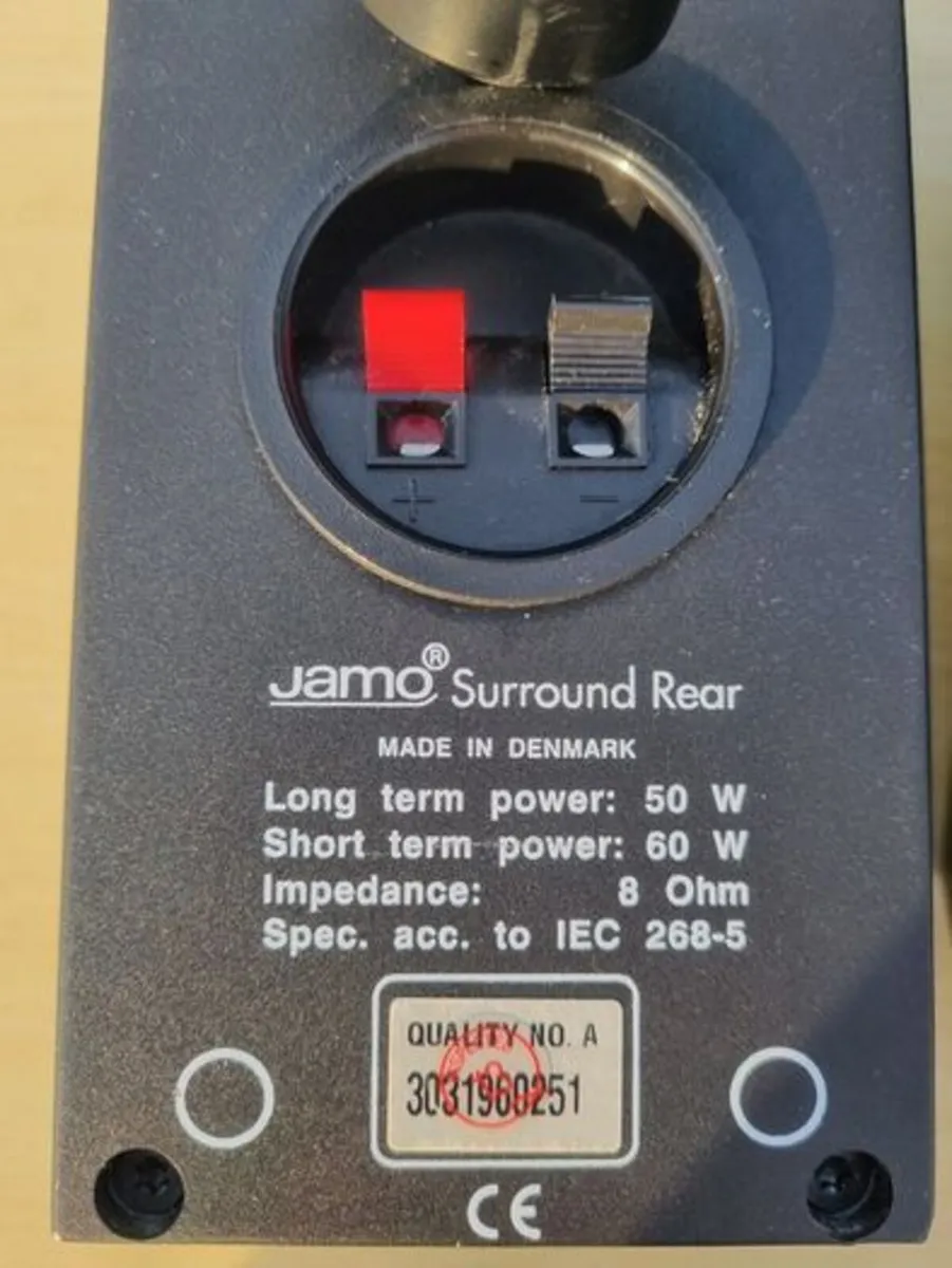 A pair of Jamo satellite (rear) speakers - Image 4