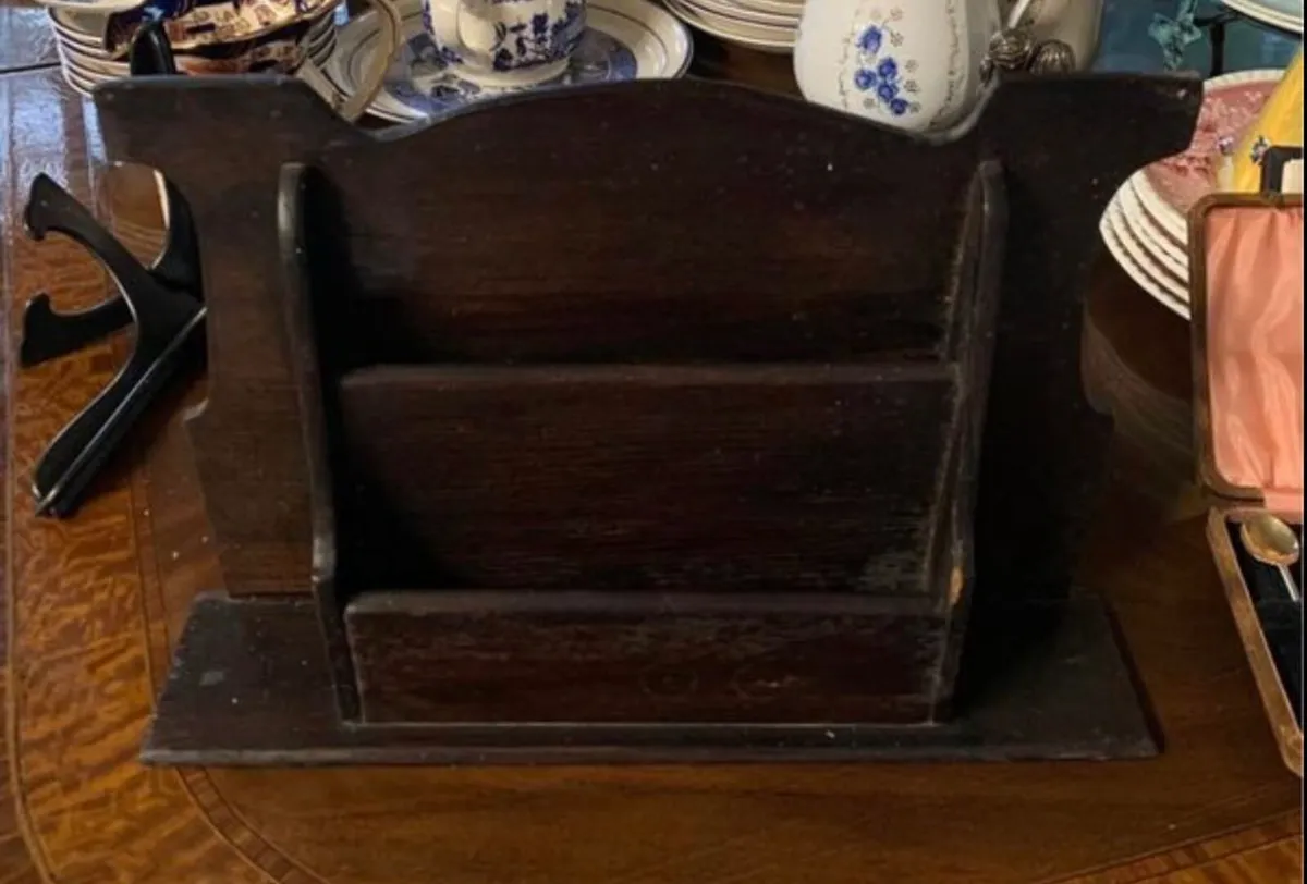 Antique letter rack Early 1900s