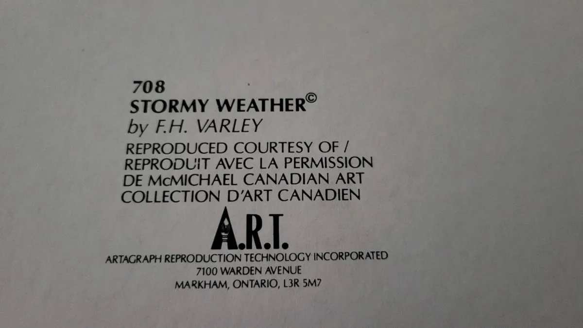 Pair of mounted & framed prints by Canadian artist - Image 3