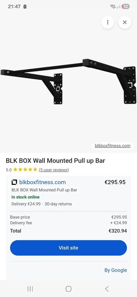 Pull up bar