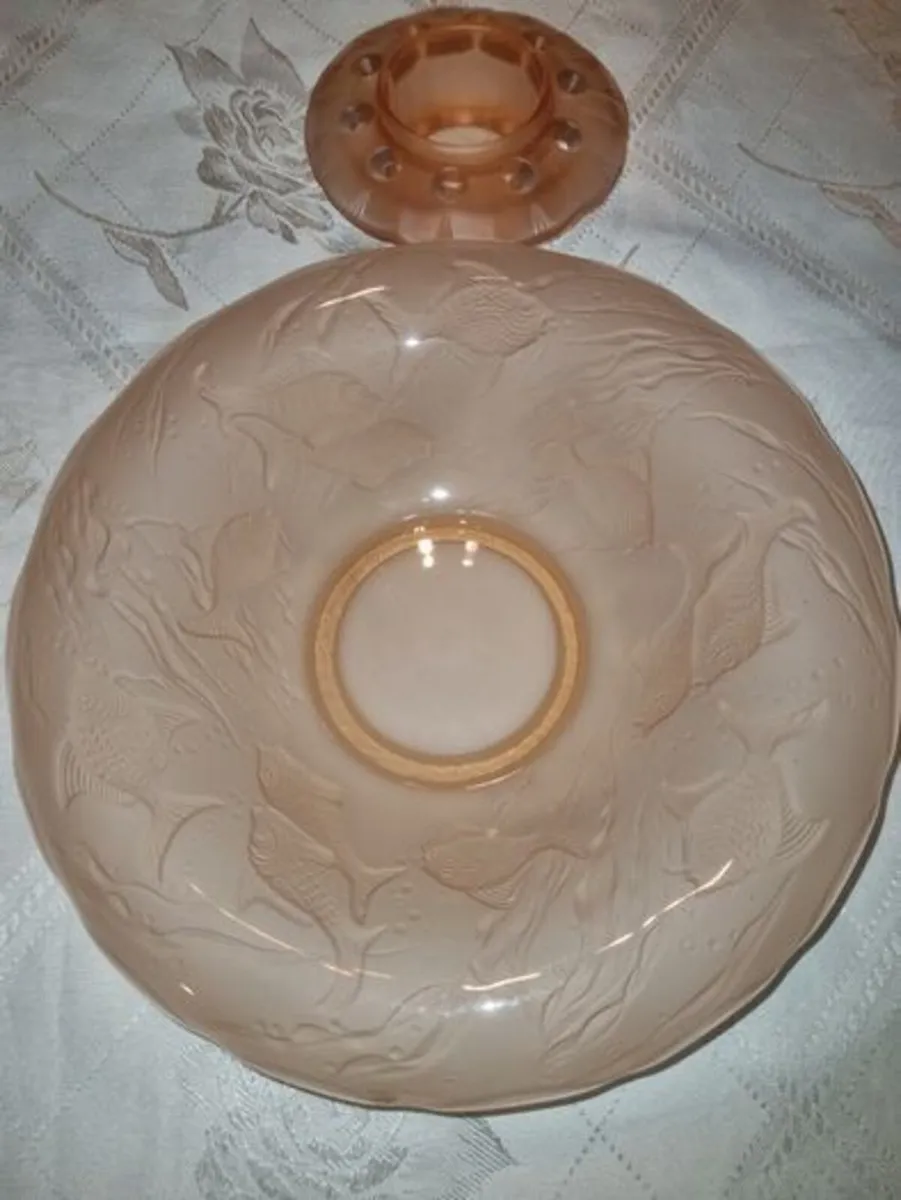 Art Deco Glass Rose Bowl - Image 3
