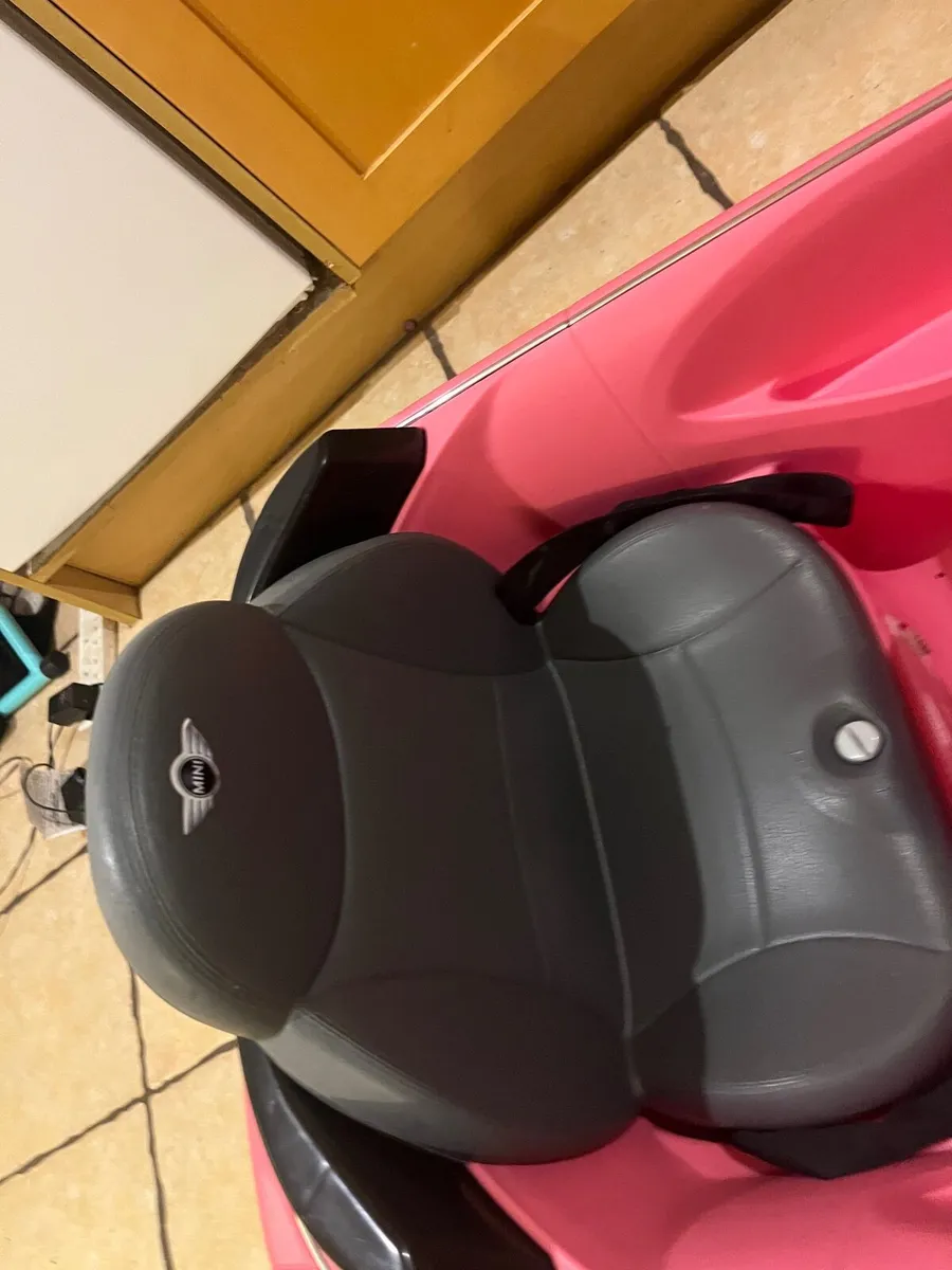 Kids Electric Mini Cooper Car with remote - Image 2
