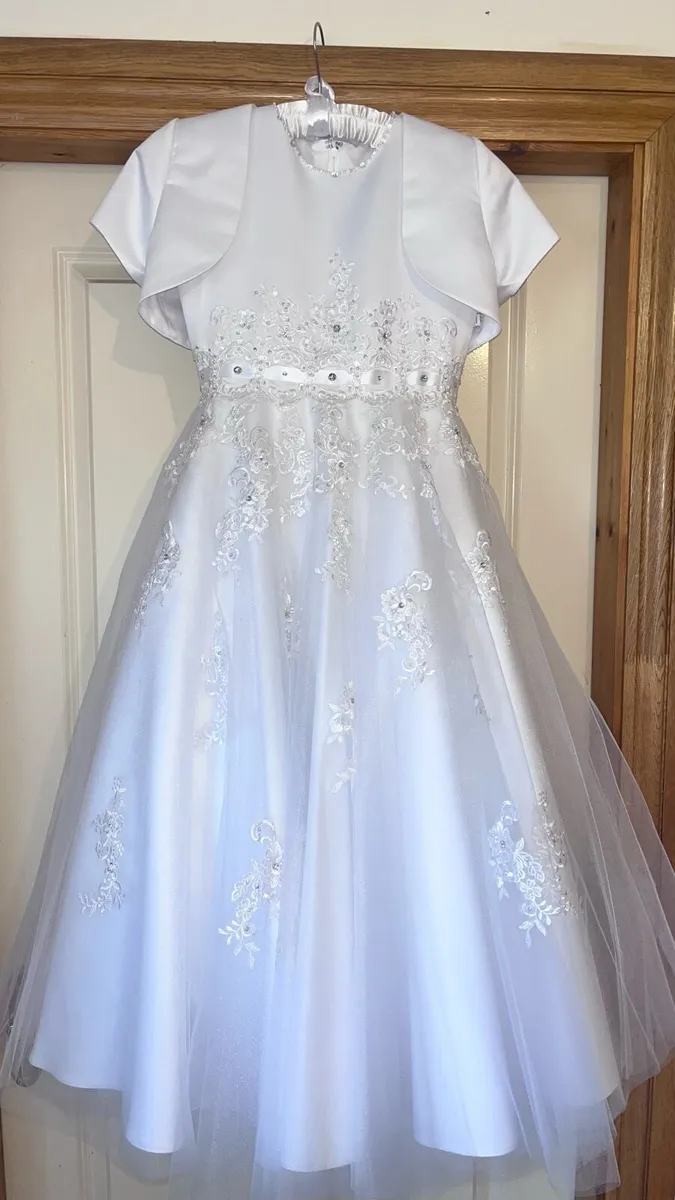 Communion dress  and  shoes - Image 1