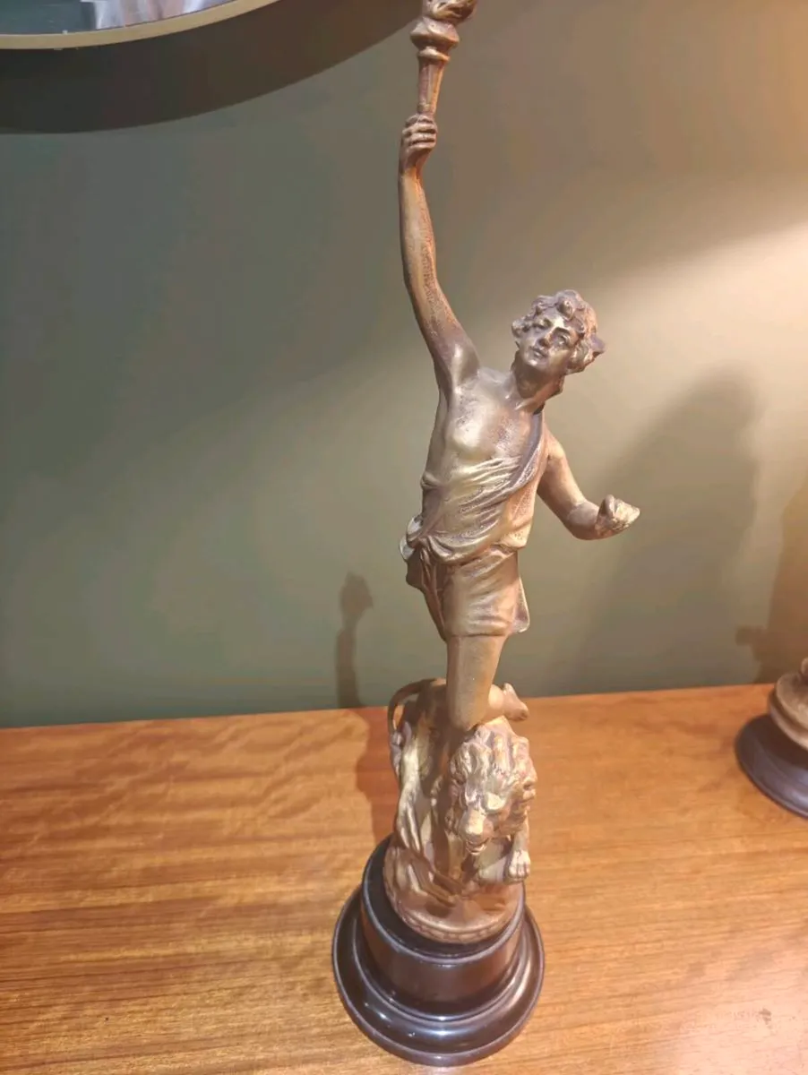 Pair of Classical Style Figurines – 15” Decorative - Image 4