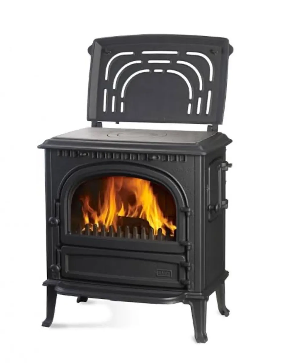 Brand new Saey Cast iron stove w/ hotplate