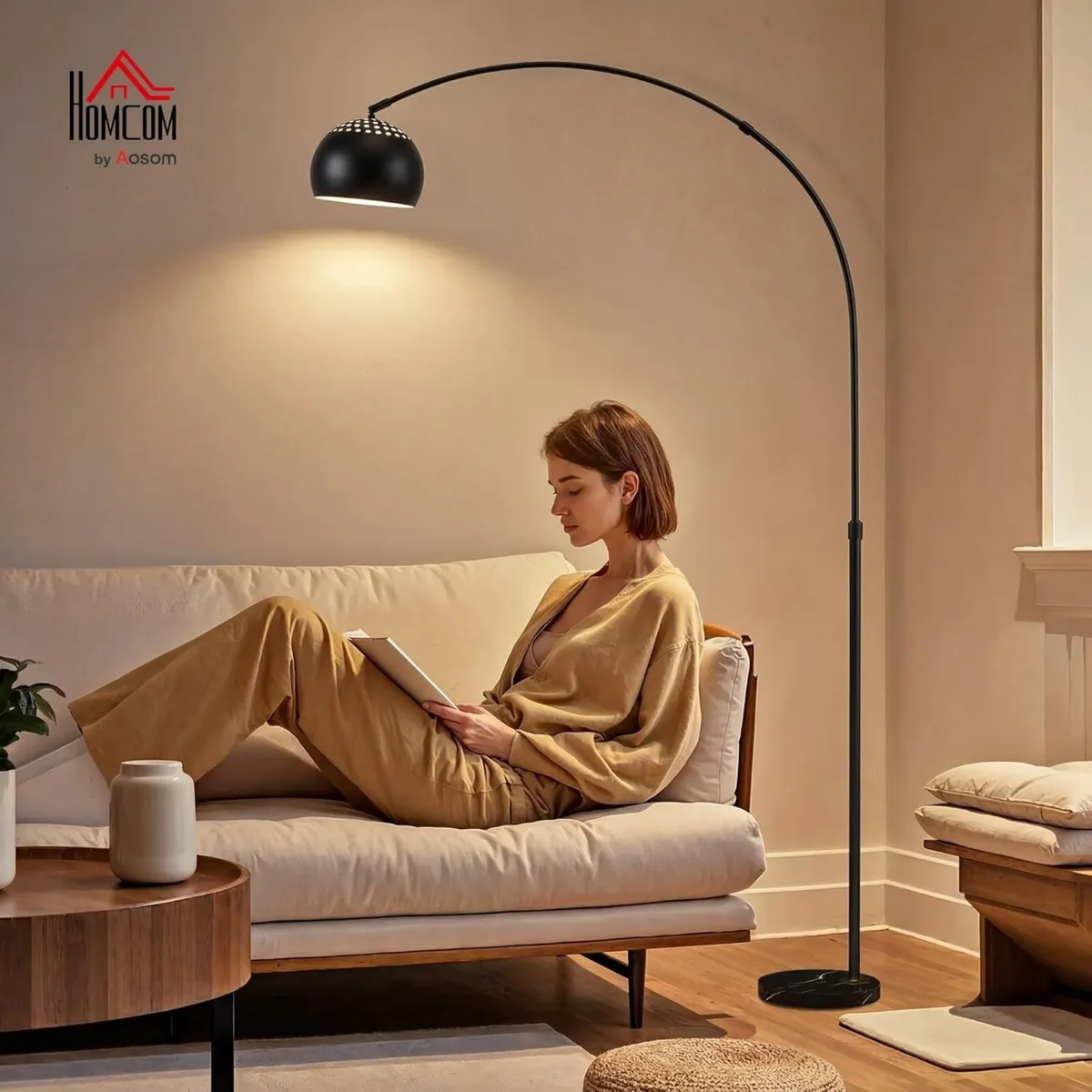 167cm Arc Floor Lamp for Living Room Modern - Image 2