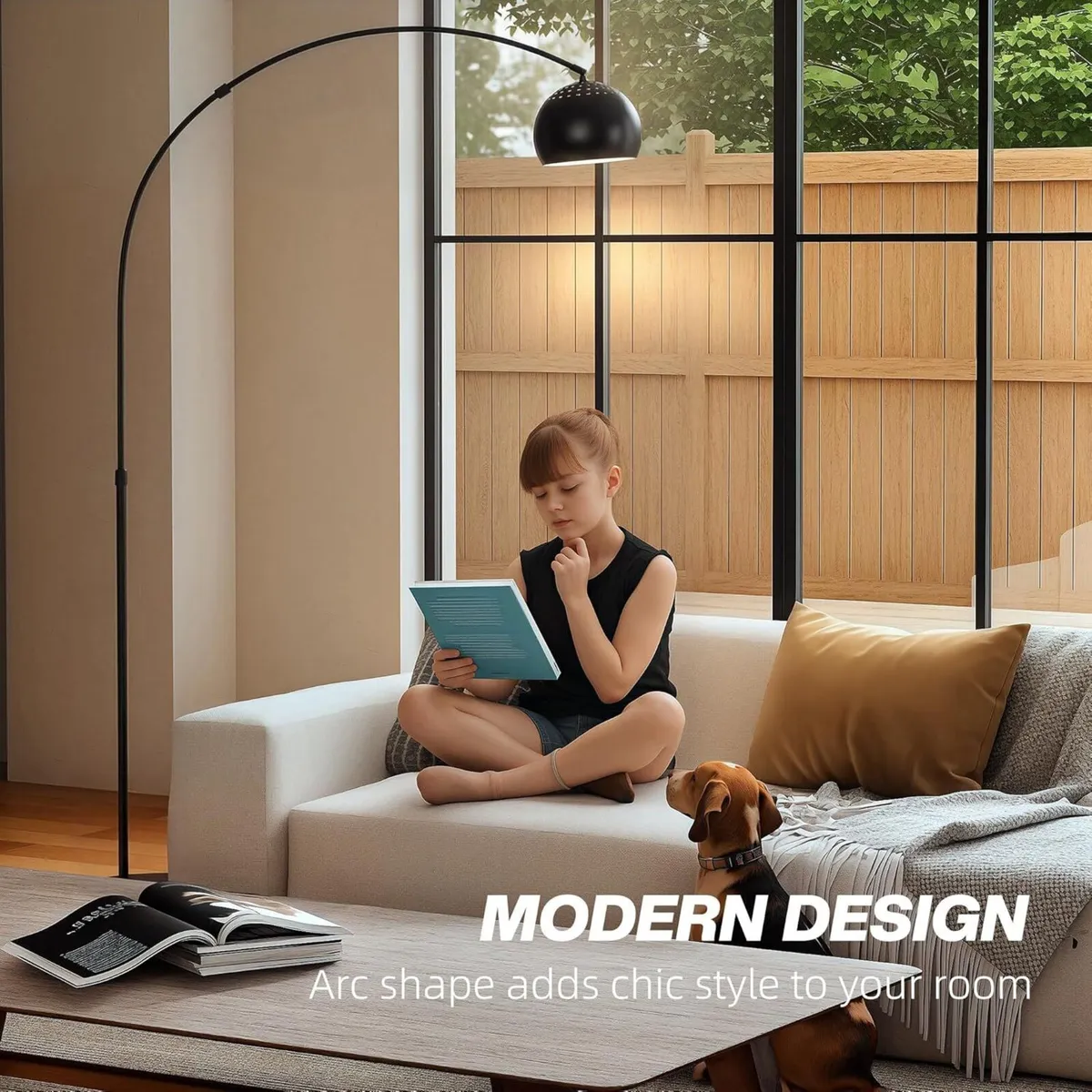 167cm Arc Floor Lamp for Living Room Modern - Image 3