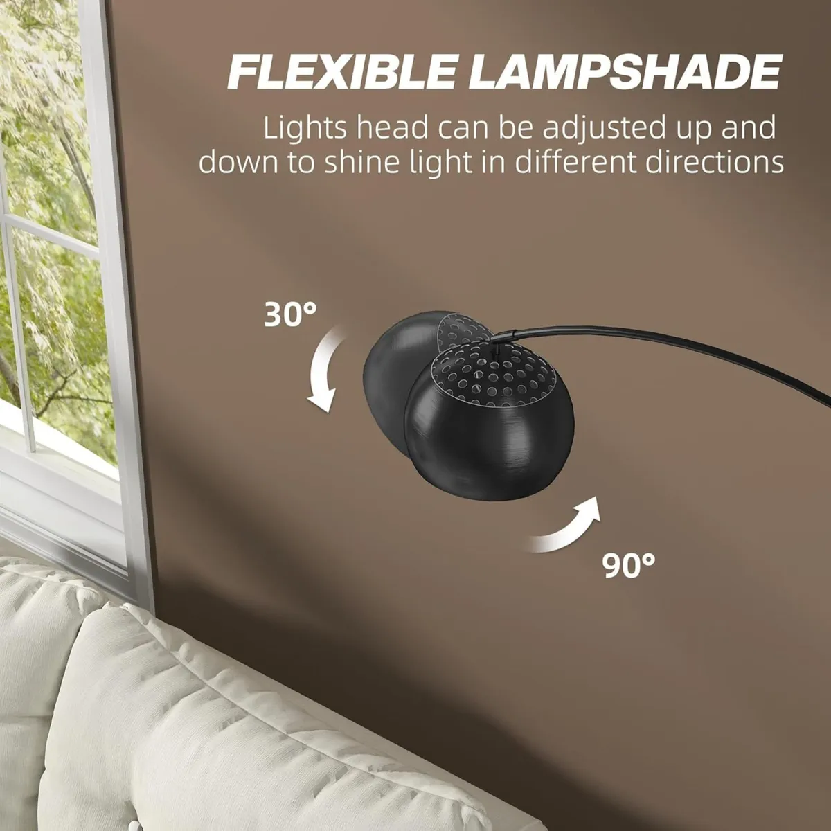 167cm Arc Floor Lamp for Living Room Modern - Image 4