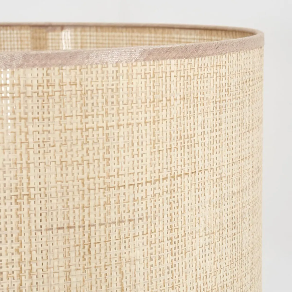 Sabadim Floor Lamp Made of Wood/Paper Wicker in - Image 3