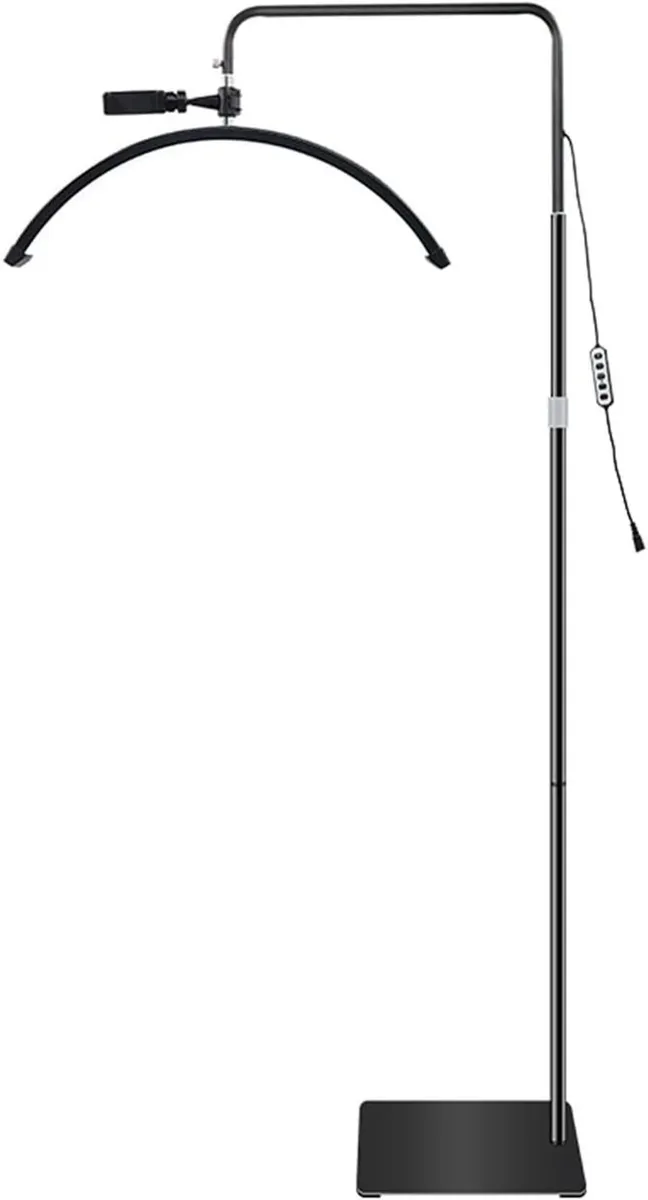 LED Beauty Floor Lamp 24 Inch Arc for Cosmetics - Image 1
