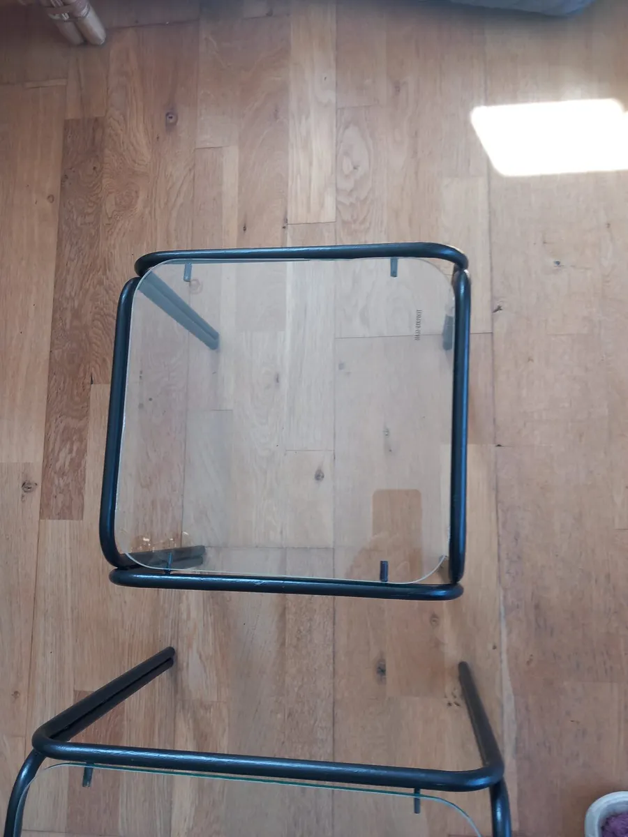 3 glass tables - Image 4