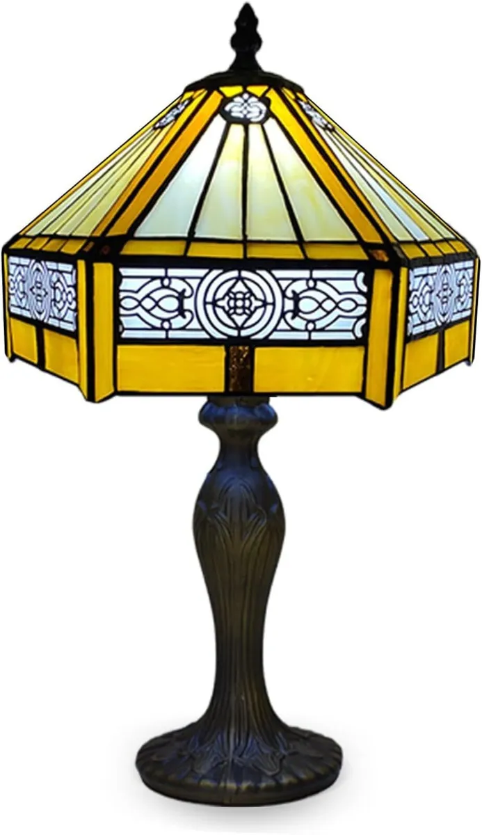 Tiffany Lamps Hexagon Lampshade Handcrafted - Image 1