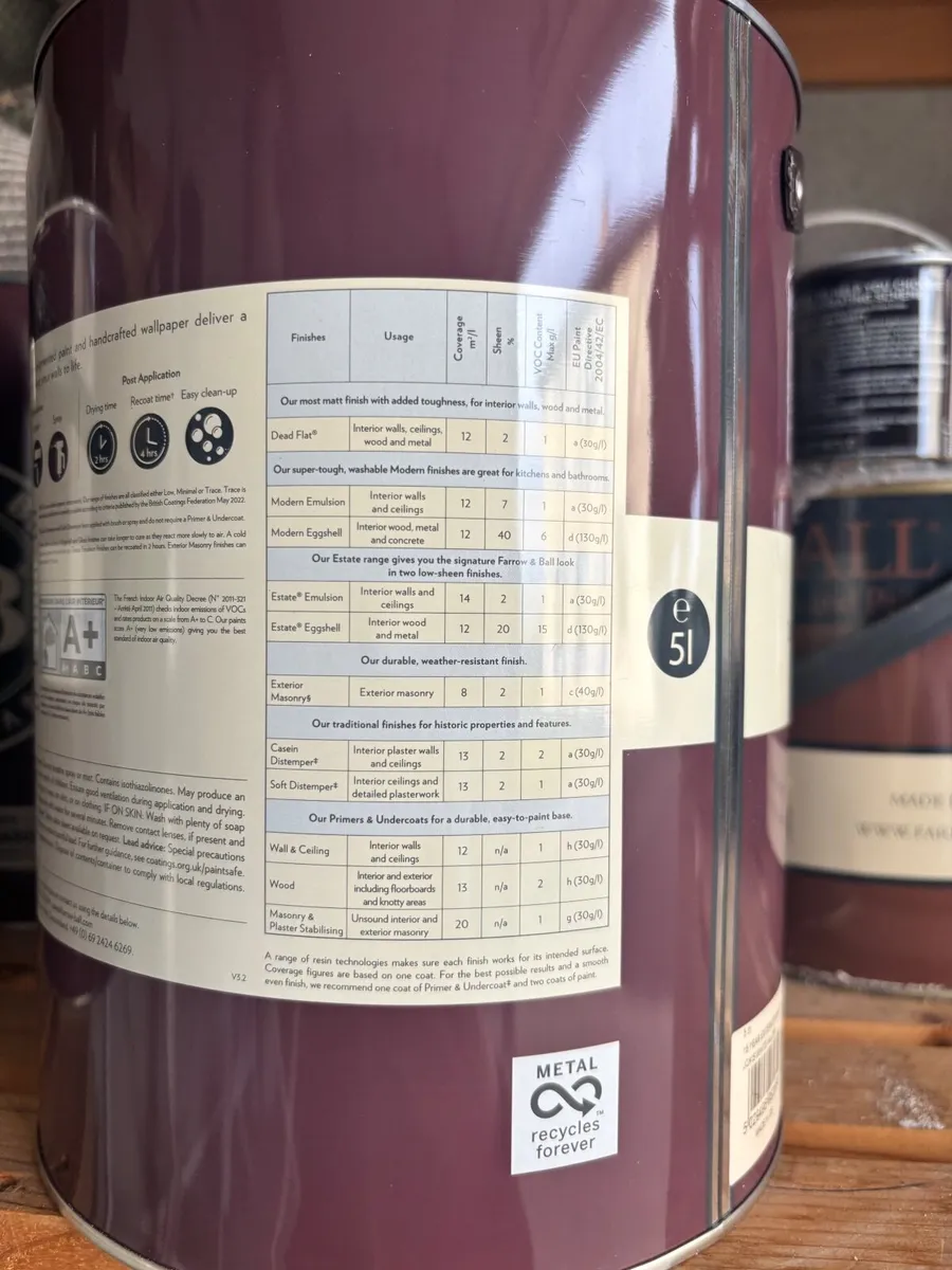 Exclusive Farrow & Ball Paint (Joa's White) - Image 4