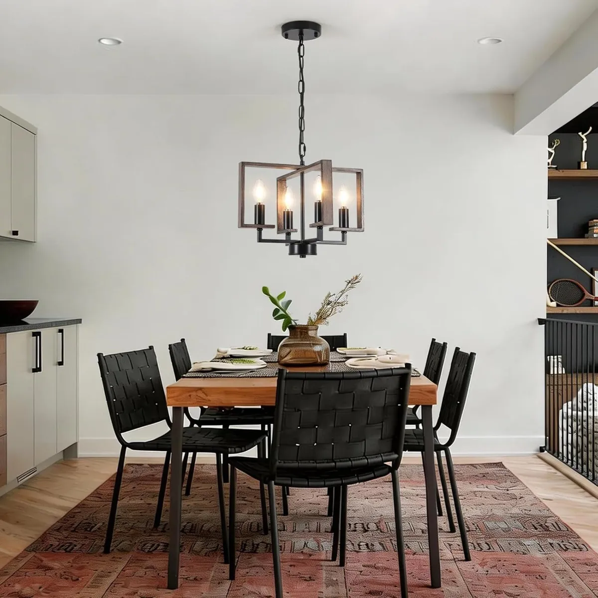 Chandeliers Ceiling Light 15” Chandelier Imitation - Image 2