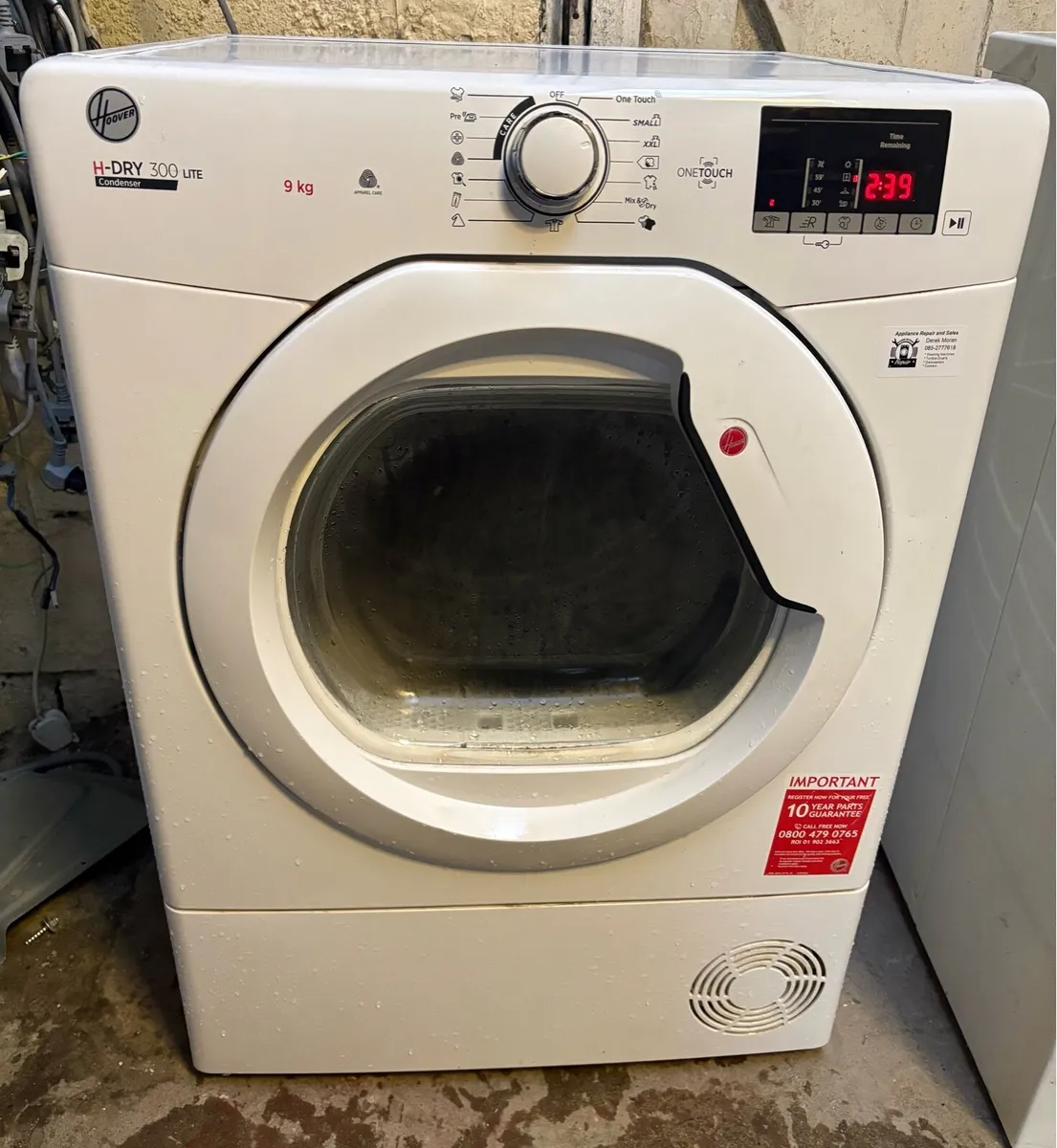 Hoover Condenser Dryer - 9kg Drum