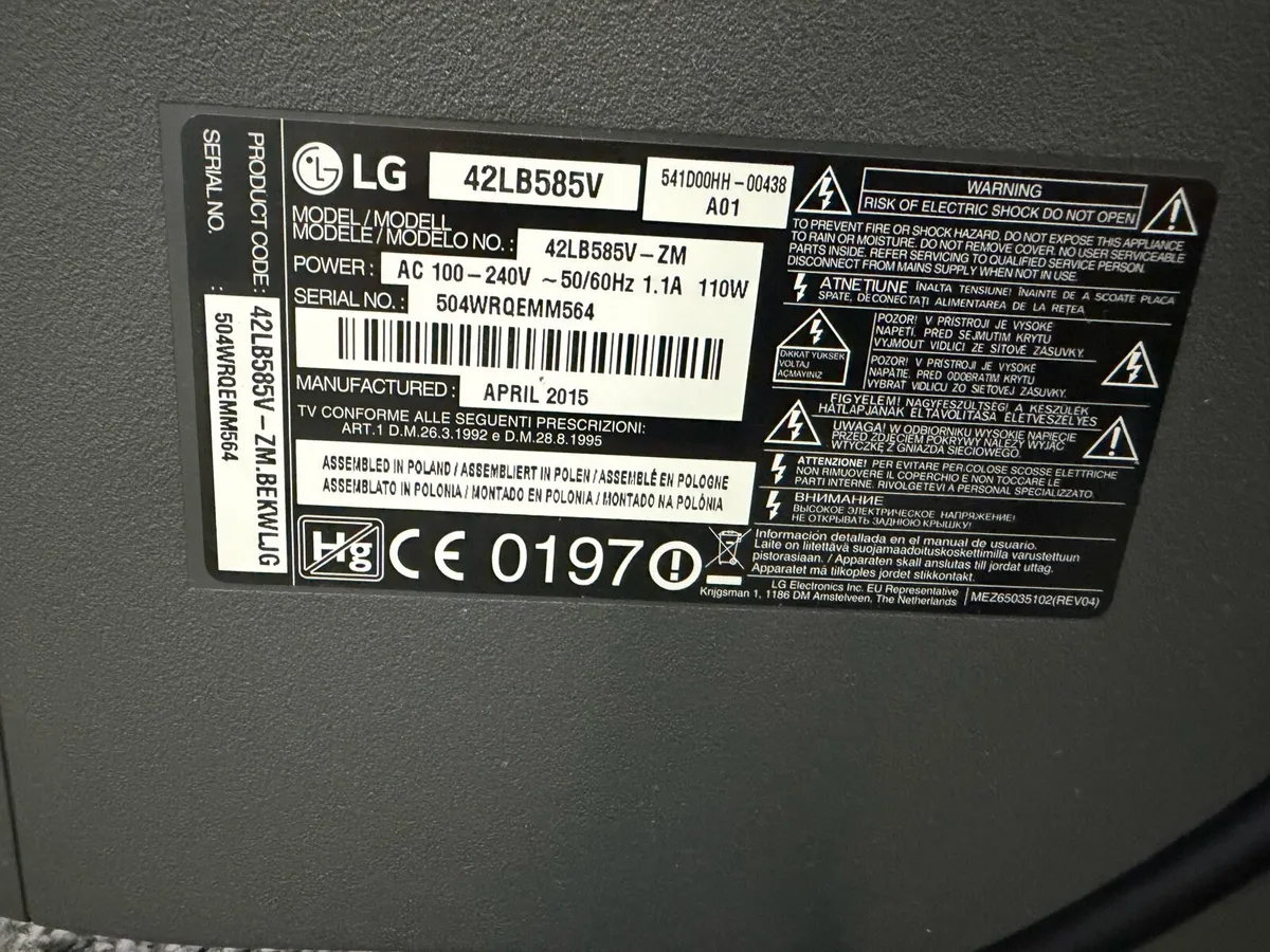 LG 42 INCH TV - Image 4