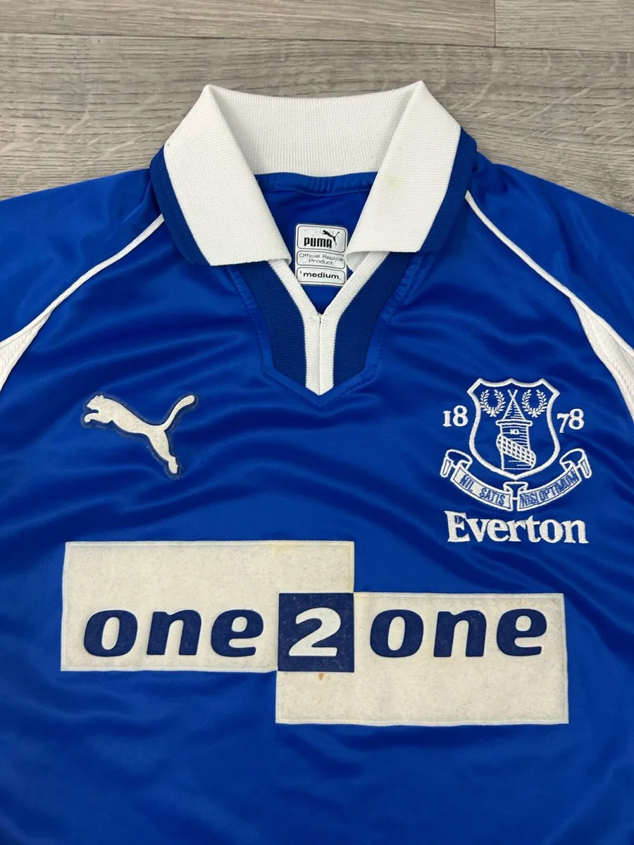 Vintage 2000 Puma Everton Liverpool Hone Jersey M - Image 4