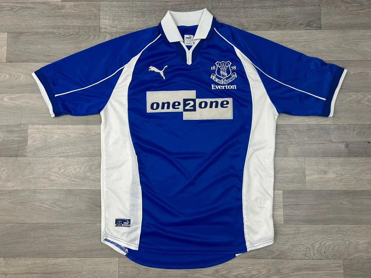 Vintage 2000 Puma Everton Liverpool Hone Jersey M - Image 1