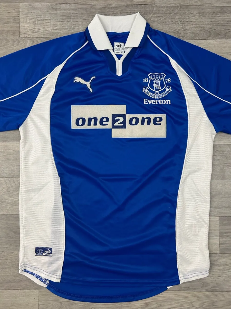 Vintage 2000 Puma Everton Liverpool Hone Jersey M - Image 2