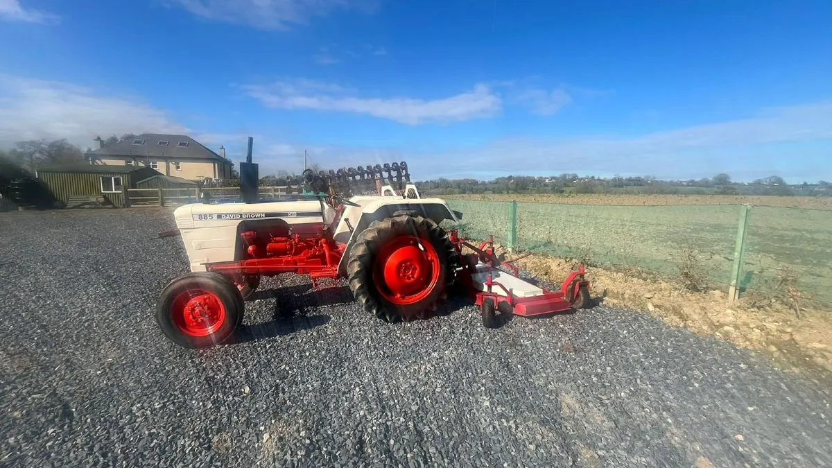 Tractor with Mower - Image 3
