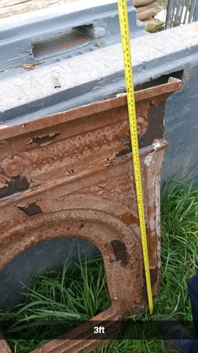 Castiron fireplace - Image 2